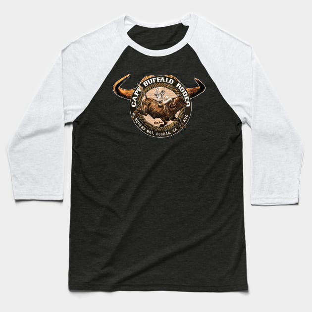 Vintage Cape Buffalo Rodeo Baseball T-Shirt by Kujo Vintage